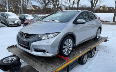 Honda Civic z roku 2012 s nájezdem pouze 85 000 kilometrů