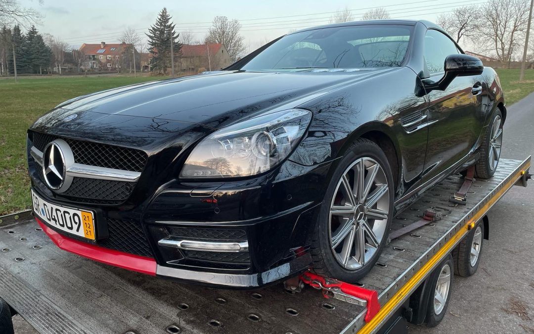 Převoz Mercedesu SLK 35 AMG pro našeho partnera