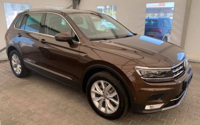 Dovoz zánovního VW Tiguan s neobvyklým motorem 2.0 TSI