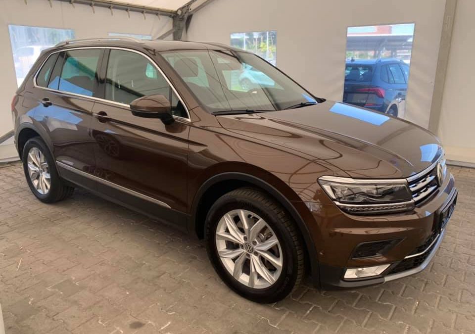 Dovoz zánovního VW Tiguan s neobvyklým motorem 2.0 TSI