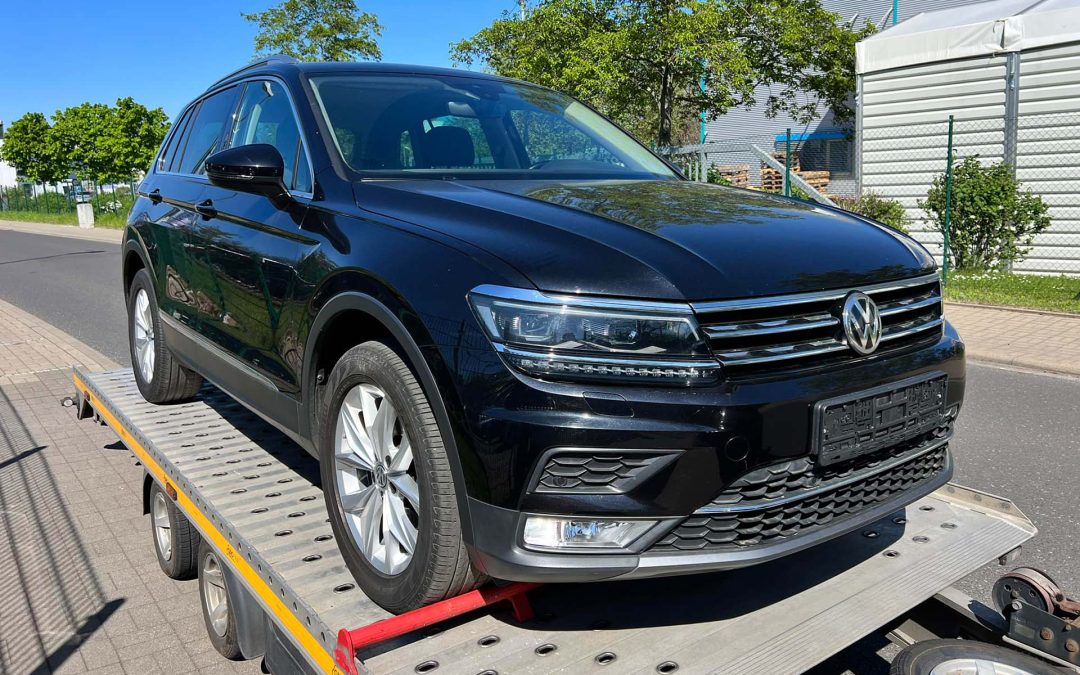 Se zákazníkem z Ústí nad Labem pro VW Tiguan do Drážďan