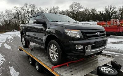 Krásný Ford Ranger 3.2 Limited jsme dovezli do Děčína