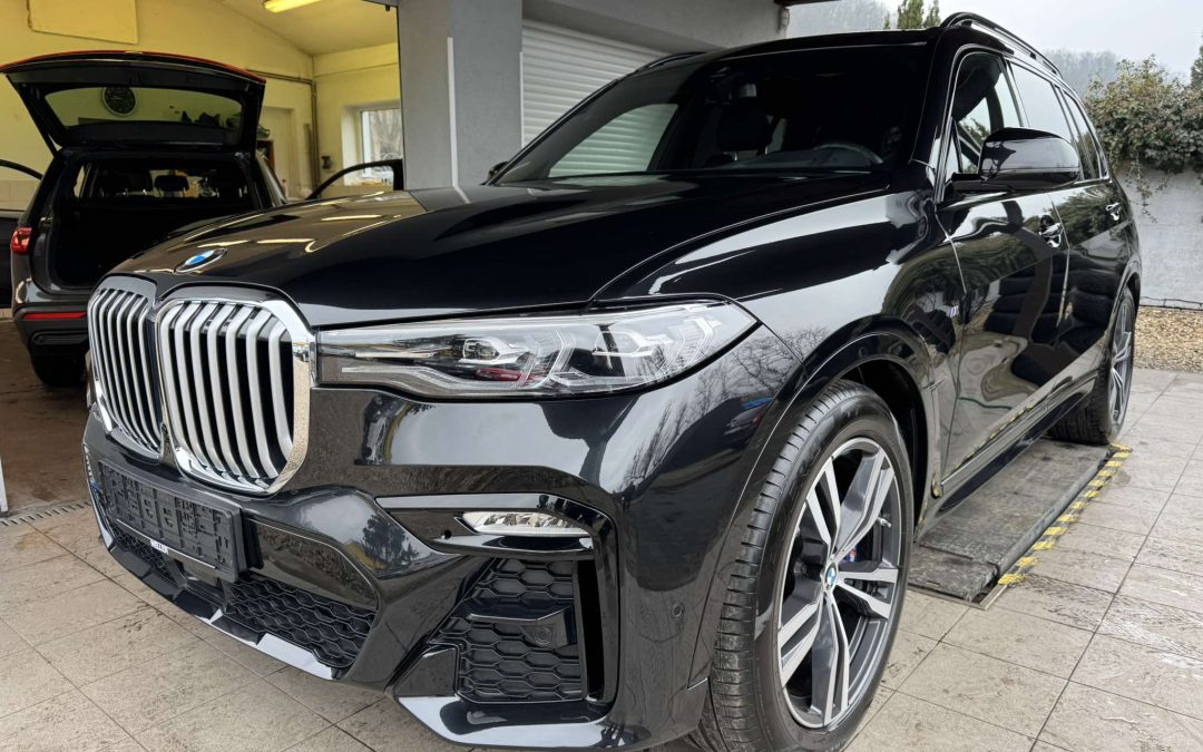 BMW X7 jsme nejen zkontrolovali a dovezli, ale i zařídili přípravu a ošetření laku