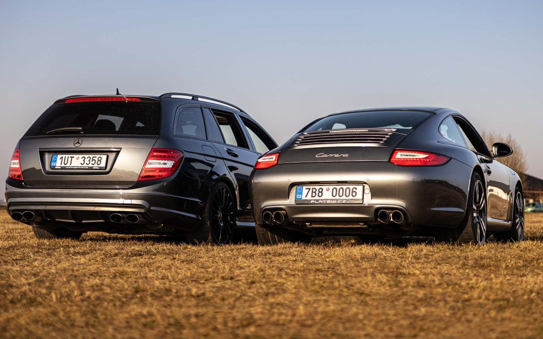 Půjčili jsme náš Mercedes C 63 AMG do srovnávacího testu s Porsche 911! Jak to dopadlo?