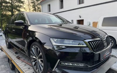 Dovoz z Německa: Škoda Superb III L&K 2.0 TSI pro našeho věrného zákazníka