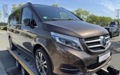 Dovoz z Německa: Zachovalý Mercedes-Benz V 250 z roku 2016
